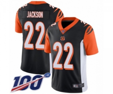 Men's Cincinnati Bengals #22 William Jackson Black Team Color Vapor Untouchable Limited Player 100th Season Football Jersey