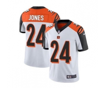 Men's Cincinnati Bengals #24 Adam Jones Vapor White Stitched Limited Jersey