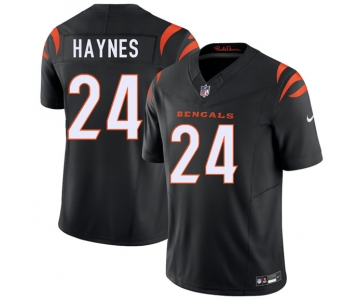 Men's Cincinnati Bengals #24 Jamal Haynes Black 2026 Draft F.U.S.E. Vapor Untouchable Limited Football Stitched Jersey