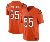 Men's Cincinnati Bengals #55 Logan Wilson Orange 2025 F.U.S.E. Vapor Untouchable Limited Stitched Football Jersey