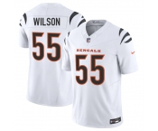 Men's Cincinnati Bengals #55 Logan Wilson White 2025 F.U.S.E. Vapor Untouchable Limited Stitched Football Jersey