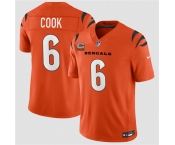Men's Cincinnati Bengals #6 Bryan Cook Orange 2026 F.U.S.E. 1-Star C Patch Vapor Limited Football Stitched Jersey Men's Cincinnati Bengals #6 Bryan Cook Orange 2026 F.U.S.E. 1-Star C Patch Vapor Limited Football Stitched Jersey