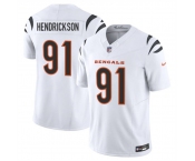 Men's Cincinnati Bengals #91 Trey Hendrickson White 2025 F.U.S.E. Vapor Untouchable Limited Football Stitched Jersey