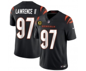 Men's Cincinnati Bengals #97 Dexter Lawrence II Black 2026 F.U.S.E. 4-Star C Patch Vapor Untouchable Limited Football Stitched Jersey Men's Cincinnati Bengals #97 Dexter Lawrence II Black 2026 F.U.S.E. 4-Star C Patch Vapor Untouchable Limited Football Stitched Jersey