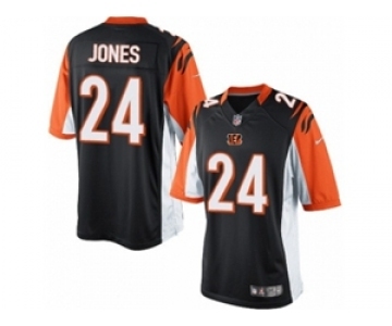 Men's Nike Cincinnati Bengals #24 Adam Jones Limited Black Team Color NFL Jersey