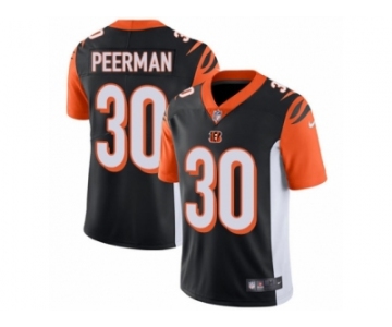 Men's Nike Cincinnati Bengals #30 Cedric Peerman Vapor Untouchable Limited Black Team Color NFL Jersey