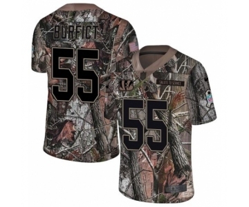Men's Nike Cincinnati Bengals #55 Vontaze Burfict Limited Camo Rush Realtree NFL Jersey