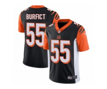 Men's Nike Cincinnati Bengals #55 Vontaze Burfict Vapor Untouchable Limited Black Team Color NFL Jersey