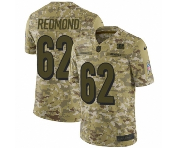 Men's Nike Cincinnati Bengals #62 Alex Redmond Limited Camo 2018 Salute to Service NFL Jersey