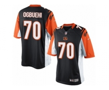 Men's Nike Cincinnati Bengals #70 Cedric Ogbuehi Limited Black Team Color NFL Jerse