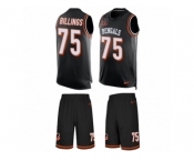 Men's Nike Cincinnati Bengals #75 Andrew Billings Limited Black Tank Top Suit NFL Jersey
