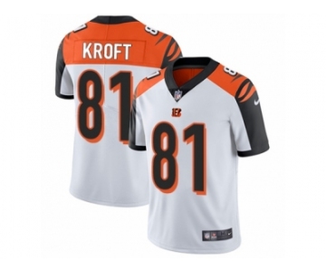 Men's Nike Cincinnati Bengals #81 Tyler Kroft Vapor Untouchable Limited White NFL Jersey