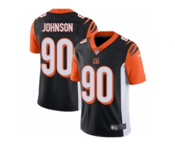 Men's Nike Cincinnati Bengals #90 Michael Johnson Vapor Untouchable Limited Black Team Color NFL Jersey
