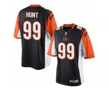 Men's Nike Cincinnati Bengals #99 Margus Hunt Limited Black Team Color NFL Jersey
