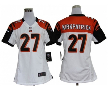 Nike women nfl jerseys Cincinnati Bengals #27 Dre Kirkpatrick white [nike]