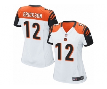 Women Nike Cincinnati Bengals #12 Alex Erickson Game White NFL Jersey