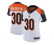 Women Nike Cincinnati Bengals #30 Jessie Bates III White Stitched NFL Vapor Untouchable Limited Jersey