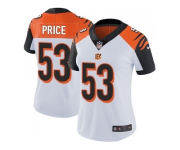 Women Nike Cincinnati Bengals #53 Billy Price White Stitched NFL Vapor Untouchable Limited Jersey