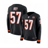 Women Nike Cincinnati Bengals #57 Vincent Rey Limited Black Therma Long Sleeve NFL Jersey