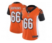 Women Nike Cincinnati Bengals #66 Trey Hopkins Orange Alternate Vapor Untouchable Limited Player NFL Jersey