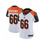 Women Nike Cincinnati Bengals #66 Trey Hopkins White Vapor Untouchable Limited Player NFL Jersey