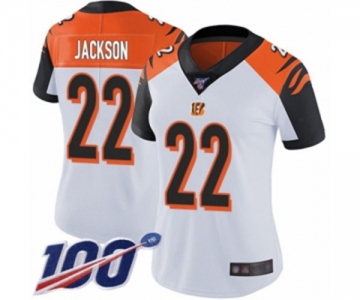 Women's Cincinnati Bengals #22 William Jackson White Vapor Untouchable Limited Player 100th Season Football Jersey
