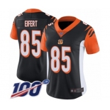 Women's Cincinnati Bengals #85 Tyler Eifert Black Team Color Vapor Untouchable Limited Player 100th Season Football Jersey