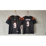 Women's Cincinnati Bengals #9 Joe Burrow Black F.U.S.E. Vapor Football Stitched Jersey Women's Cincinnati Bengals #9 Joe Burrow Black F.U.S.E. Vapor Football Stitched Jersey