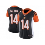 Women's Nike Cincinnati Bengals #14 Andy Dalton Vapor Untouchable Limited Black Team Color NFL Jersey