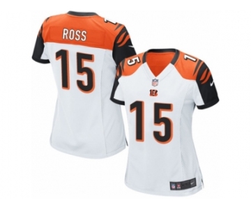 Women's Nike Cincinnati Bengals #15 John Ross Limited White NFL Jersey