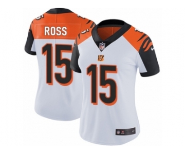 Women's Nike Cincinnati Bengals #15 John Ross Vapor Untouchable Limited White NFL Jersey