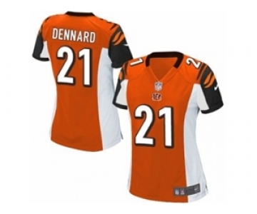Women's Nike Cincinnati Bengals #21 Darqueze Dennard Game White NFL Jersey