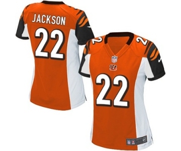 Women's Nike Cincinnati Bengals #22 William Jackson Game Orange Alternate NFL Jersey