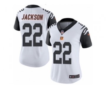 Women's Nike Cincinnati Bengals #22 William Jackson Limited White Rush NFL Jersey