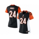 Women's Nike Cincinnati Bengals #24 Adam Jones Black Alternate NFL Jersey