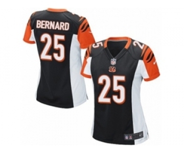 Women's Nike Cincinnati Bengals #25 Giovani Bernard Game Black Team Color NFL Jersey