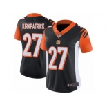 Women's Nike Cincinnati Bengals #27 Dre Kirkpatrick Vapor Untouchable Limited Black Team Color NFL Jersey