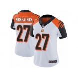 Women's Nike Cincinnati Bengals #27 Dre Kirkpatrick Vapor Untouchable Limited White NFL Jersey