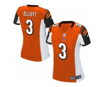 Women's Nike Cincinnati Bengals #3 Jake Elliott Limited Orange Alternate NFL Jersey