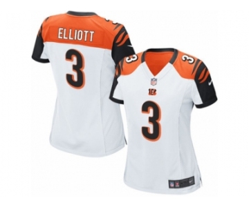 Women's Nike Cincinnati Bengals #3 Jake Elliott Limited White NFL Jersey