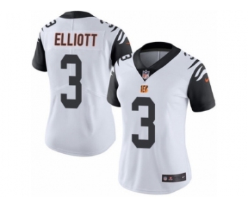 Women's Nike Cincinnati Bengals #3 Jake Elliott Limited White Rush NFL Jersey