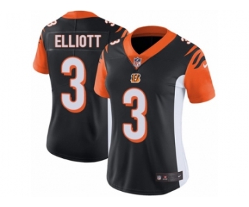 Women's Nike Cincinnati Bengals #3 Jake Elliott Vapor Untouchable Limited Black Team Color NFL Jersey