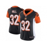 Women's Nike Cincinnati Bengals #32 Jeremy Hill Vapor Untouchable Limited Black Team Color NFL Jersey