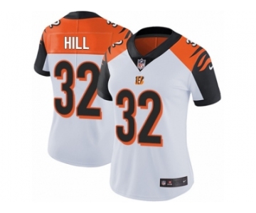 Women's Nike Cincinnati Bengals #32 Jeremy Hill Vapor Untouchable Limited White NFL Jersey