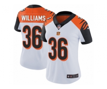 Women's Nike Cincinnati Bengals #36 Shawn Williams Vapor Untouchable Limited White NFL Jersey