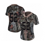Women's Nike Cincinnati Bengals #52 Preston Brown Limited Camo Rush Realtree NFL Jersey