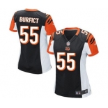 Women's Nike Cincinnati Bengals #55 Vontaze Burfict Game Black Team Color NFL Jersey