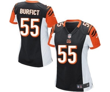 Women's Nike Cincinnati Bengals #55 Vontaze Burfict Game Black Team Color NFL Jersey