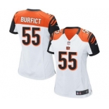 Women's Nike Cincinnati Bengals #55 Vontaze Burfict Game White NFL Jersey