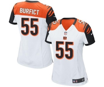 Women's Nike Cincinnati Bengals #55 Vontaze Burfict Game White NFL Jersey